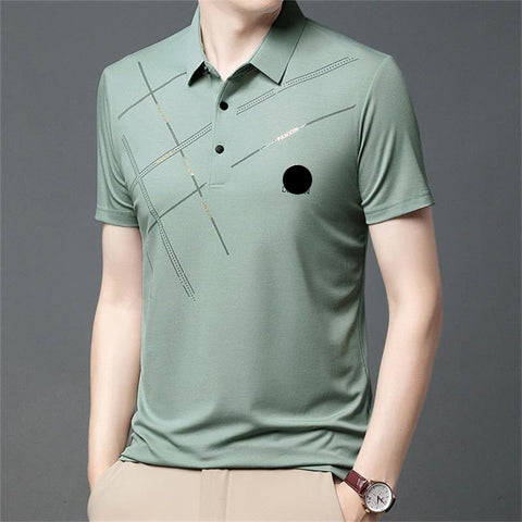 ✨Męska koszula Ice Silk Stretch Shirt