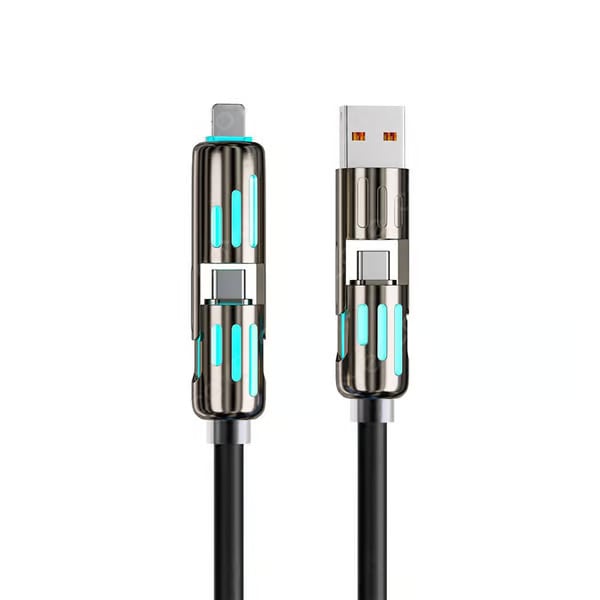 🔥Kabel do ładowania USB 4 w 1, szybkie ładowanie⚡