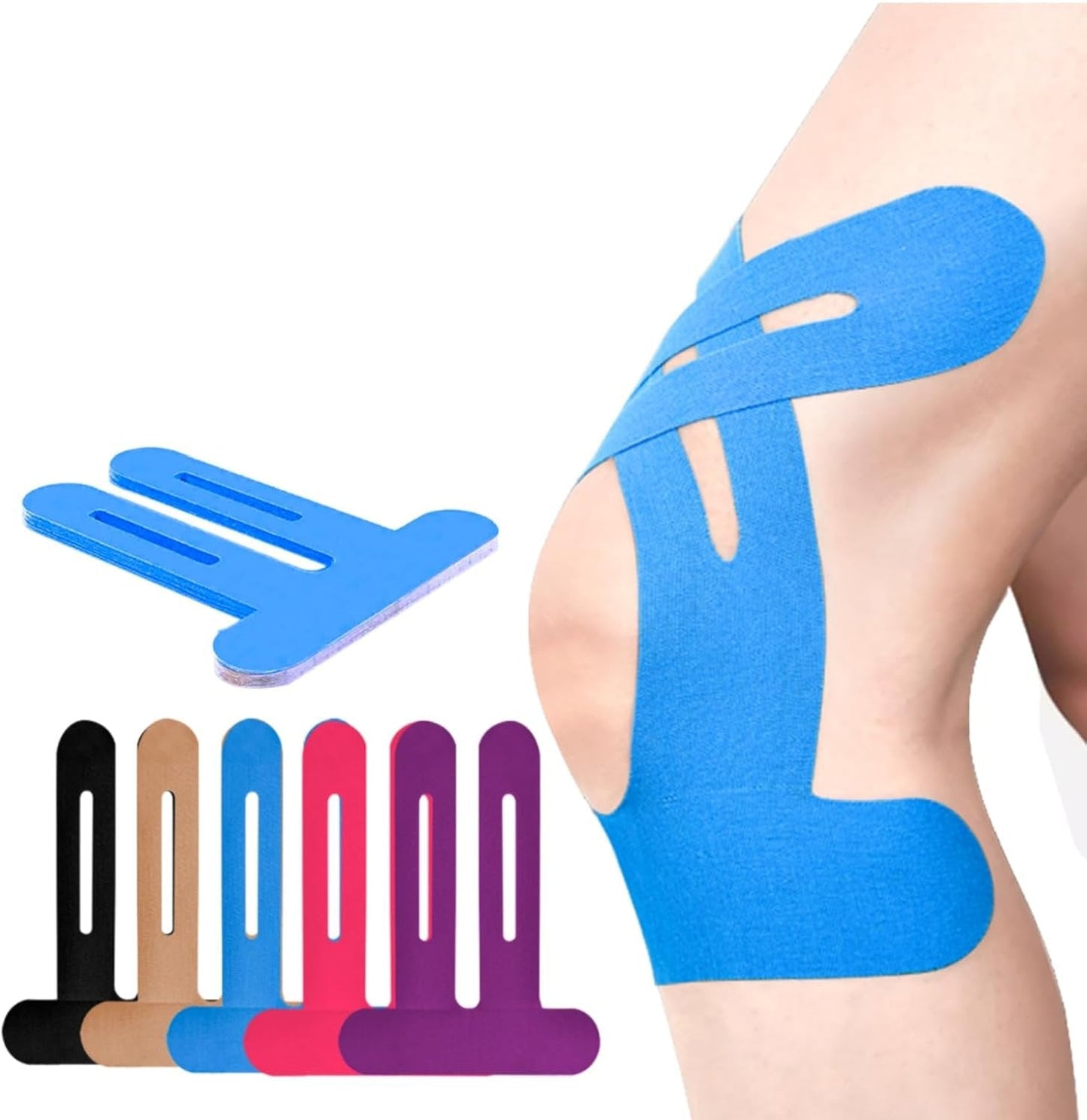 🎁50% ZNIŻKI – wstępnie przycięte taśmy kinezjologiczne na kolana