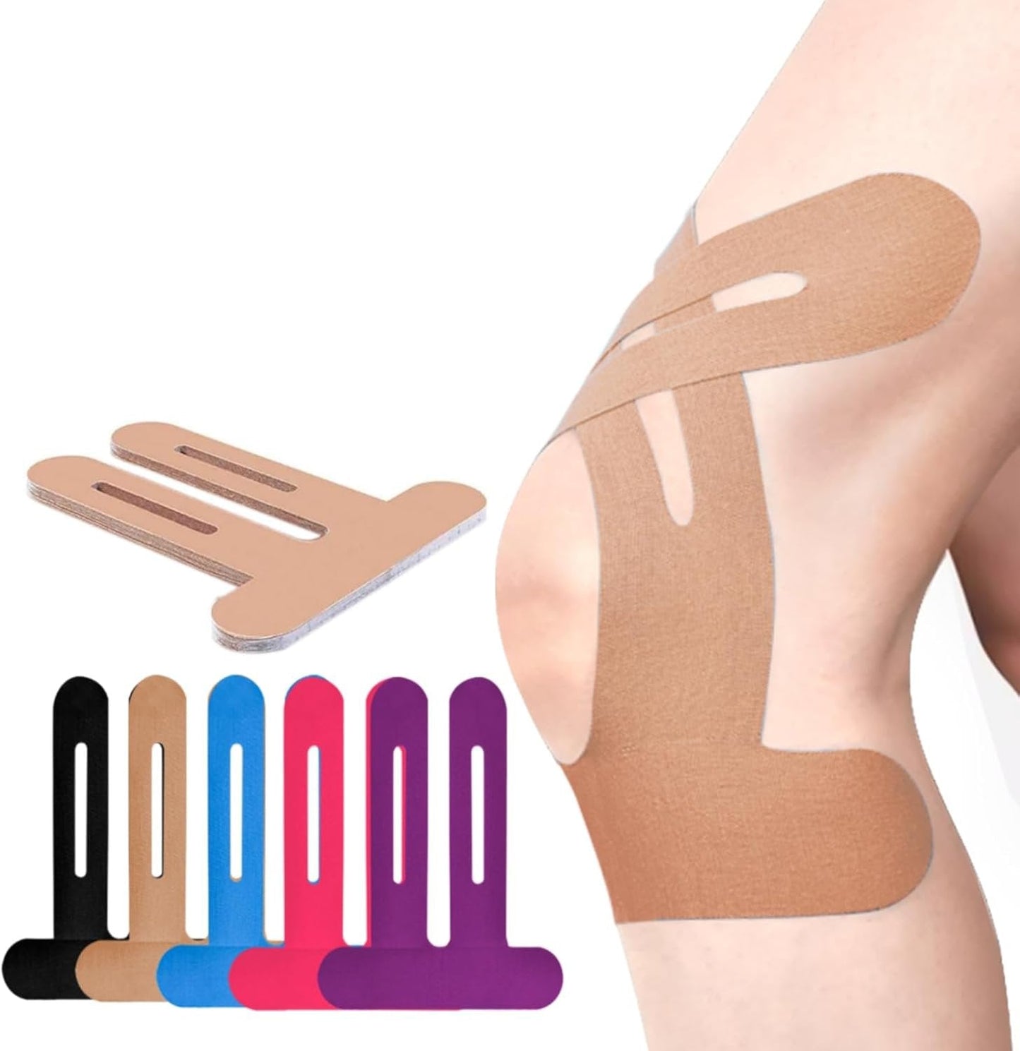 🎁50% ZNIŻKI – wstępnie przycięte taśmy kinezjologiczne na kolana