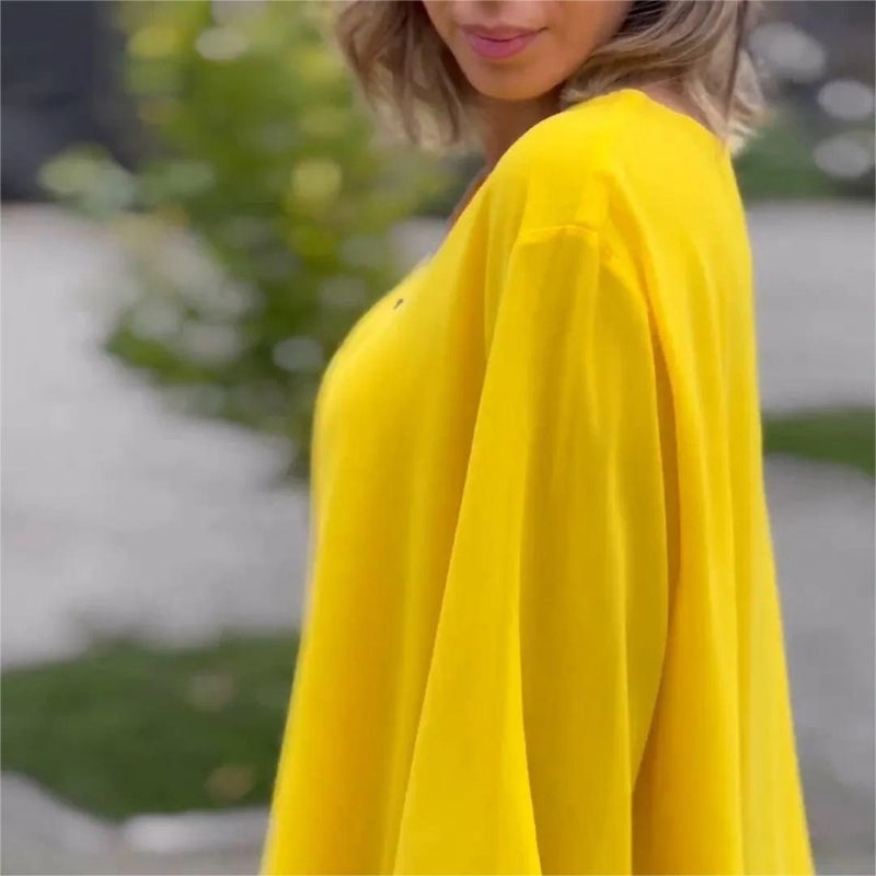 💗 Damski top dwuwarstwowy z dekoltem w serek i miękkim zamkiem błyskawicznym