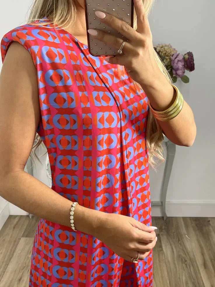 💐 Abstrakcyjny, wygodny garnitur dla kobiet