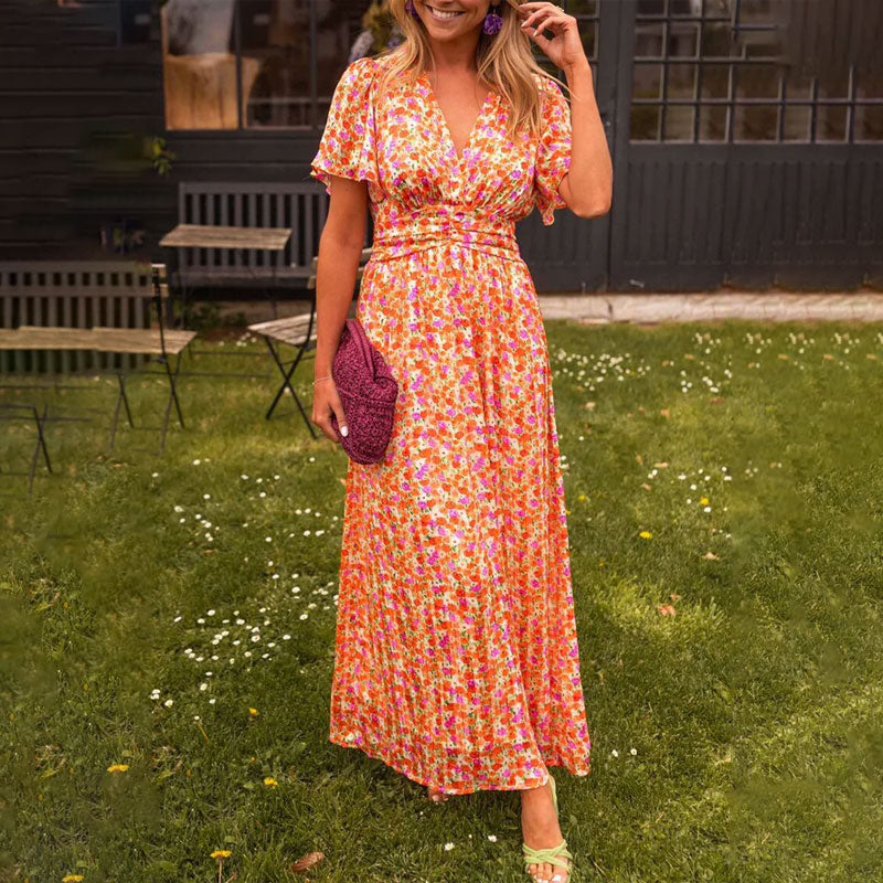 🎉【S-3XL】💃 Słodkie sukienki vintage w kwiaty dla kobiet🌹