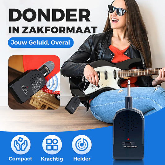 🎸Mini kit amplificator pentru chitară electrică portabil