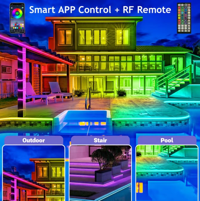 ⏰Ostatni dzień wyprzedaży🌈Inteligentne tęczowe światło zewnętrzne LED Permanent