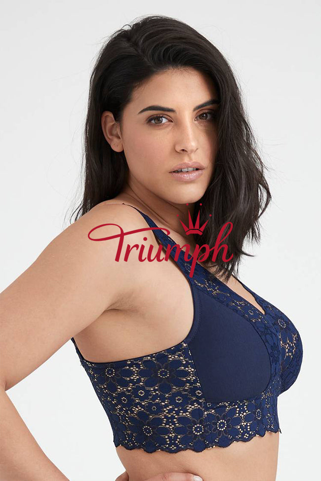 Triumph - 3 szt. (85A-105F) 💝 Wygodny biustonosz bez fiszbin
