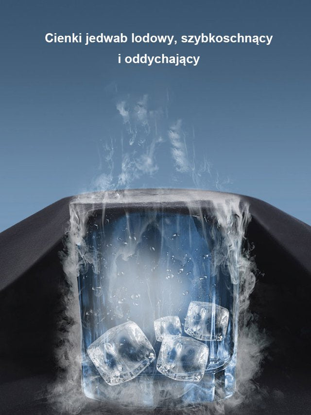 Ultracienkie, oddychające spodnie z jedwabiu lodowego