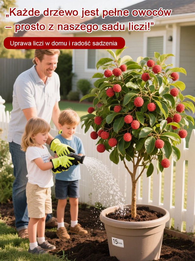 Duża sadzonka liczi z gwarancją przeżycia