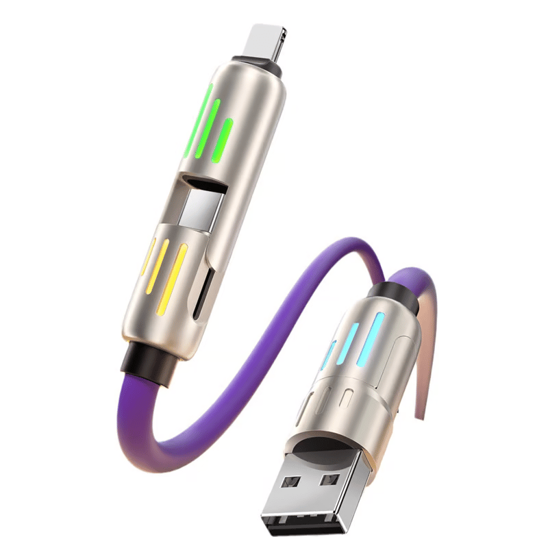 🔥Kabel do ładowania USB 4 w 1, szybkie ładowanie⚡