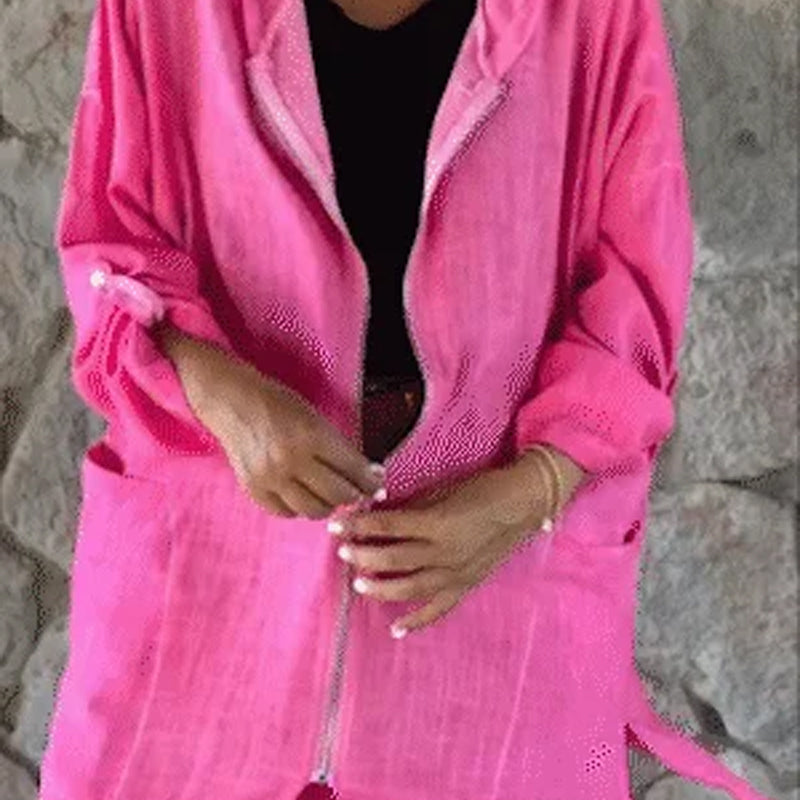 🧥 Damska lekka kurtka z kapturem