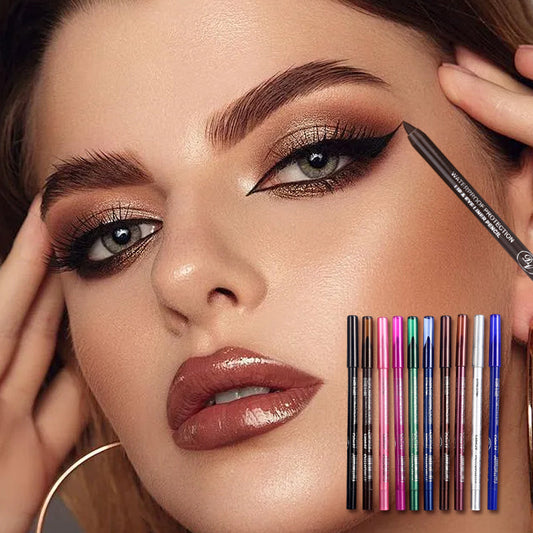💕10 kolorowych eyelinerów żelowych